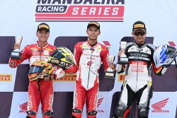 M. Adenanta Putra tampil dominan dengan menyapu bersih dua balapan dan mengamankan podium pertama di kelas tertinggi yaitu National Supersport 600cc.