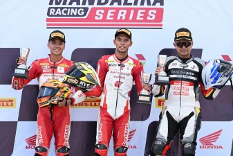 M. Adenanta Putra tampil dominan dengan menyapu bersih dua balapan dan mengamankan podium pertama di kelas tertinggi yaitu National Supersport 600cc.